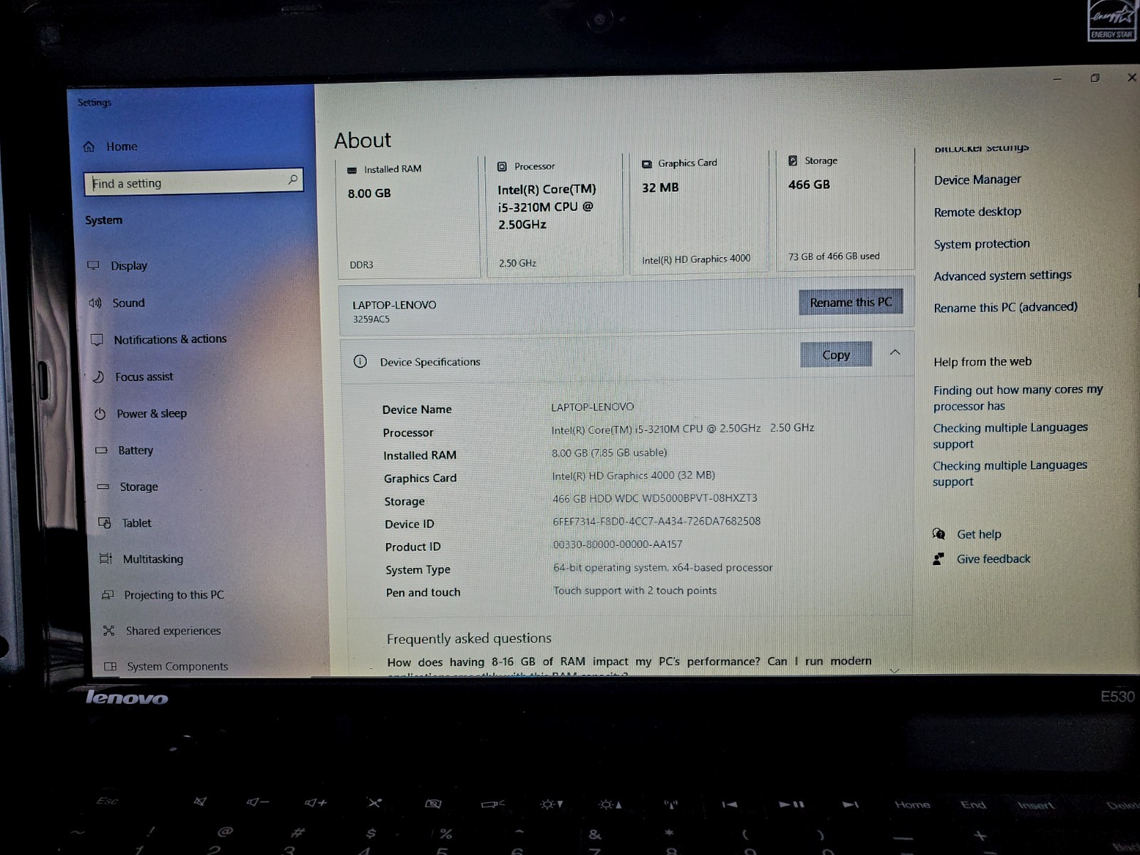Complete Dell Latitude D830 15.4″/2.40GHz/4GB/120GB/DVDRW/WiFi/Serial DSUB/Win10
