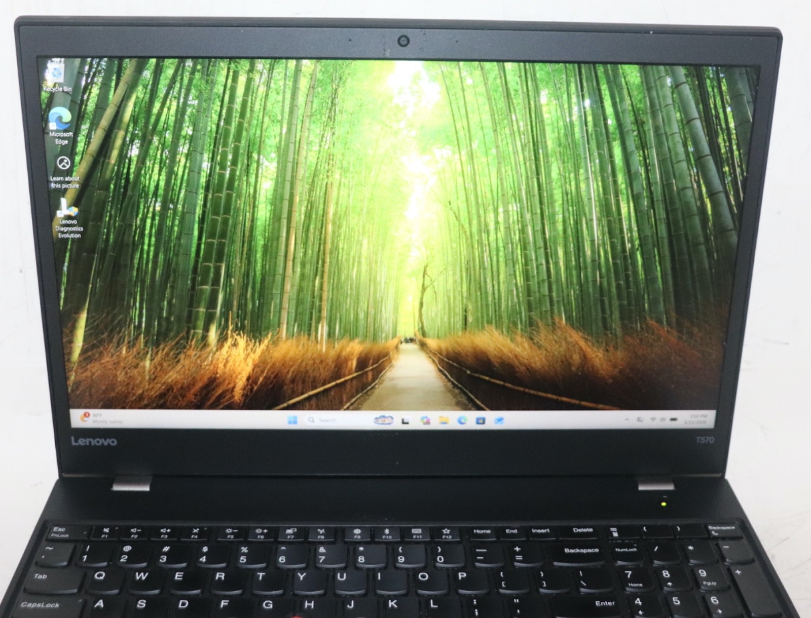 Lenovo ThinkPad T570 Intel core i5@2.40GHz|16GBRAM|256GBSSD|WIN 11.PRO|Webcam|
