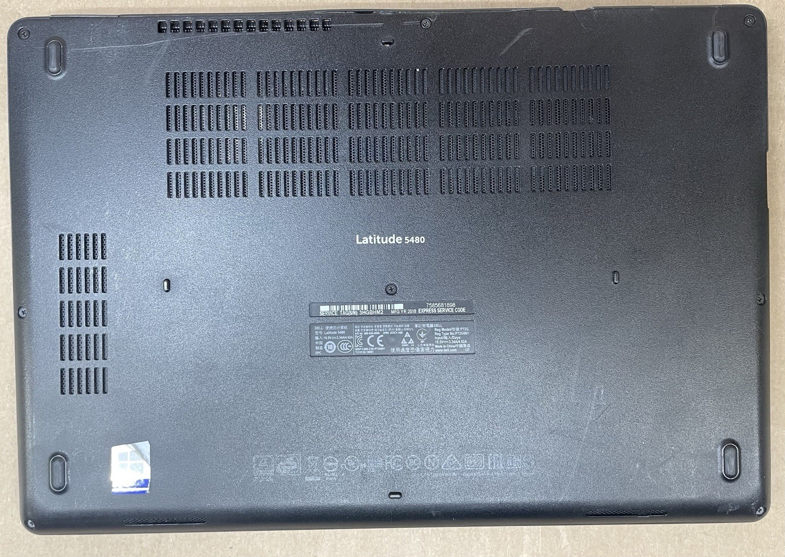 Dell Latitude 5480 Intel Core i5-7300U@2.60GHz 16GB RAM 256GB SSD WIN 10P