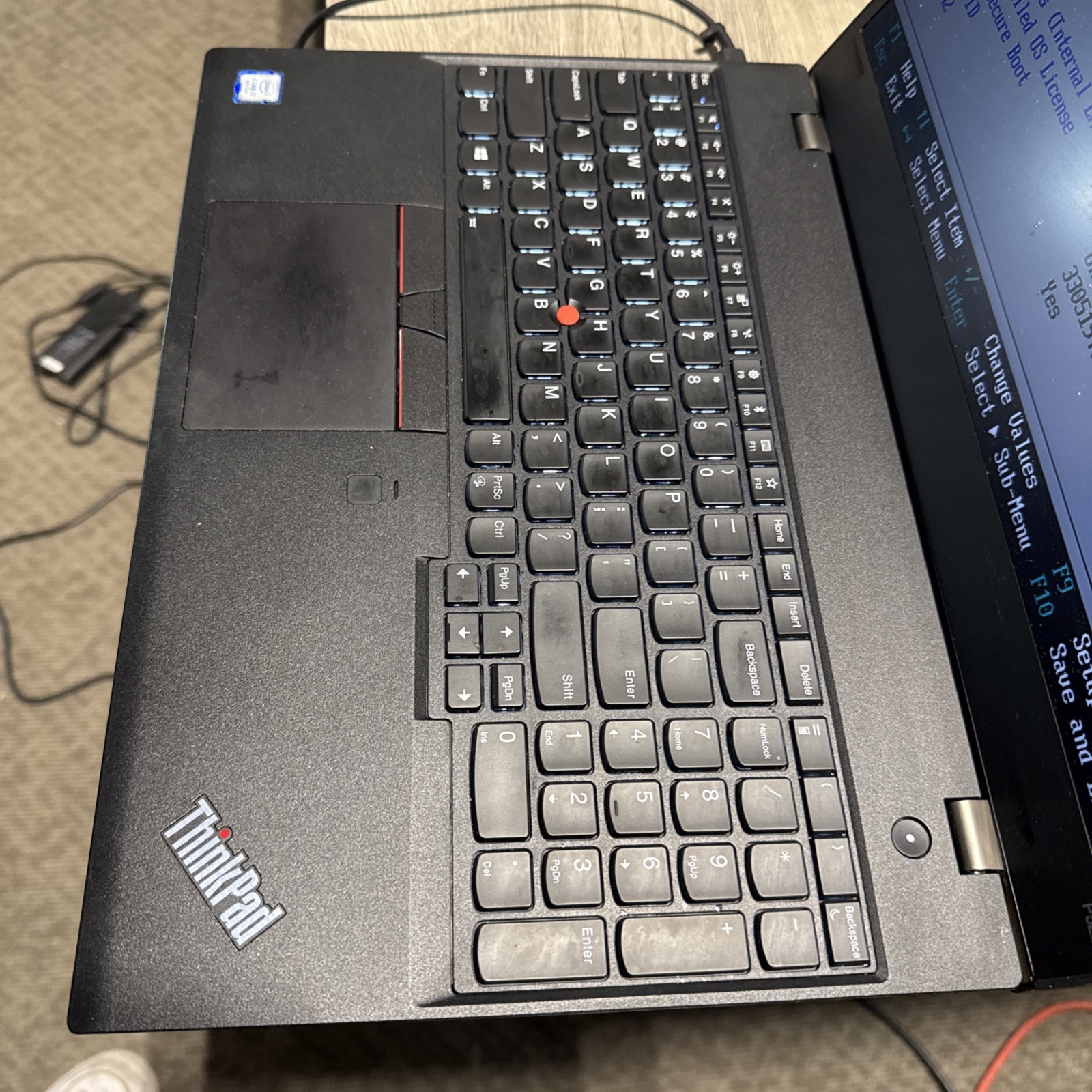 Lenovo ThinkPad P52s i7-8550U 1.80GHz 8GB DDR4 NO SSD NO OS *UNKNOWN GPU* Laptop
