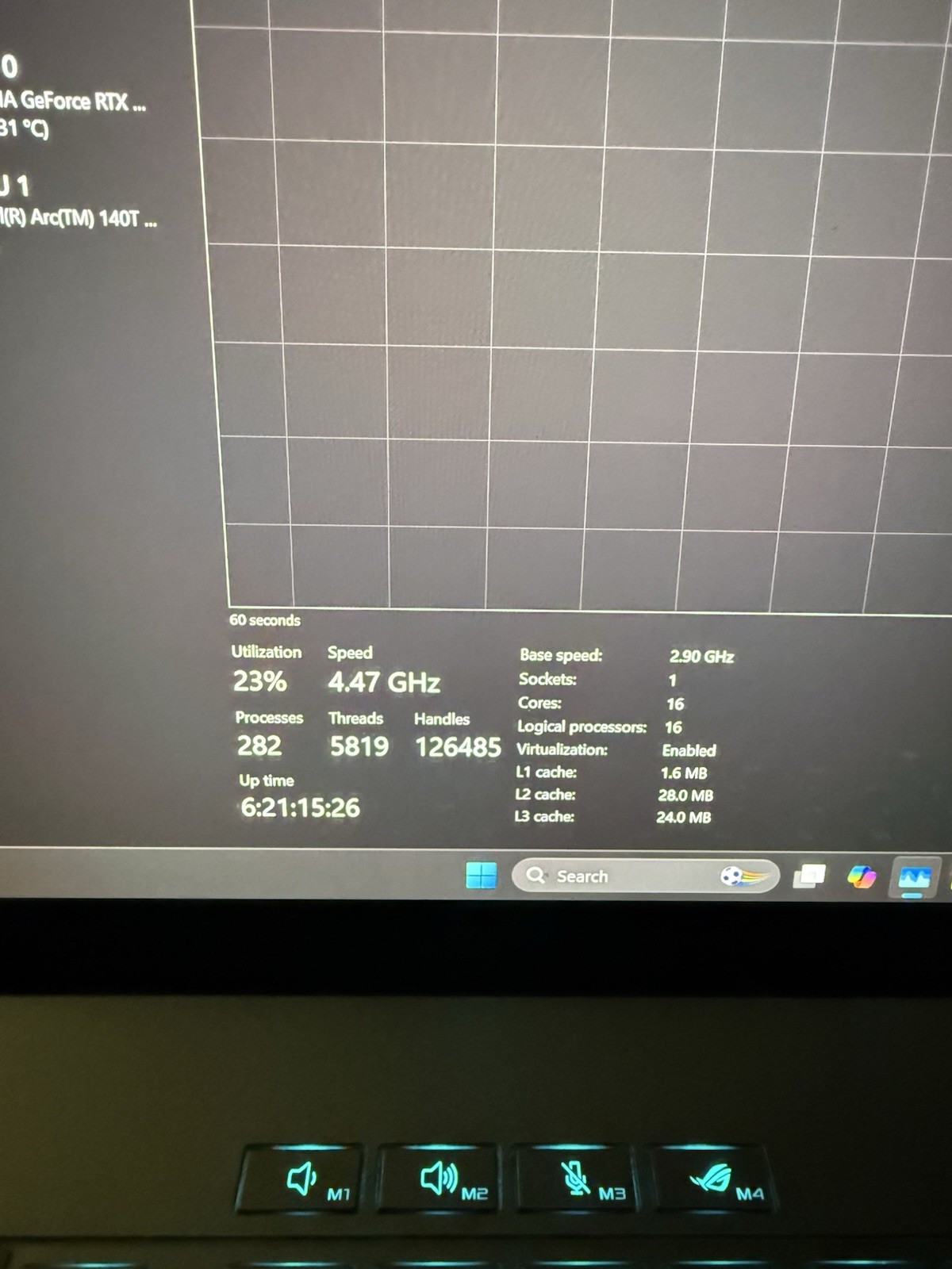ASUS ROG Zephyrus G16 Gaming Laptop Core Ultra 9 32GB 2TB SSD RTX 5080 OLED