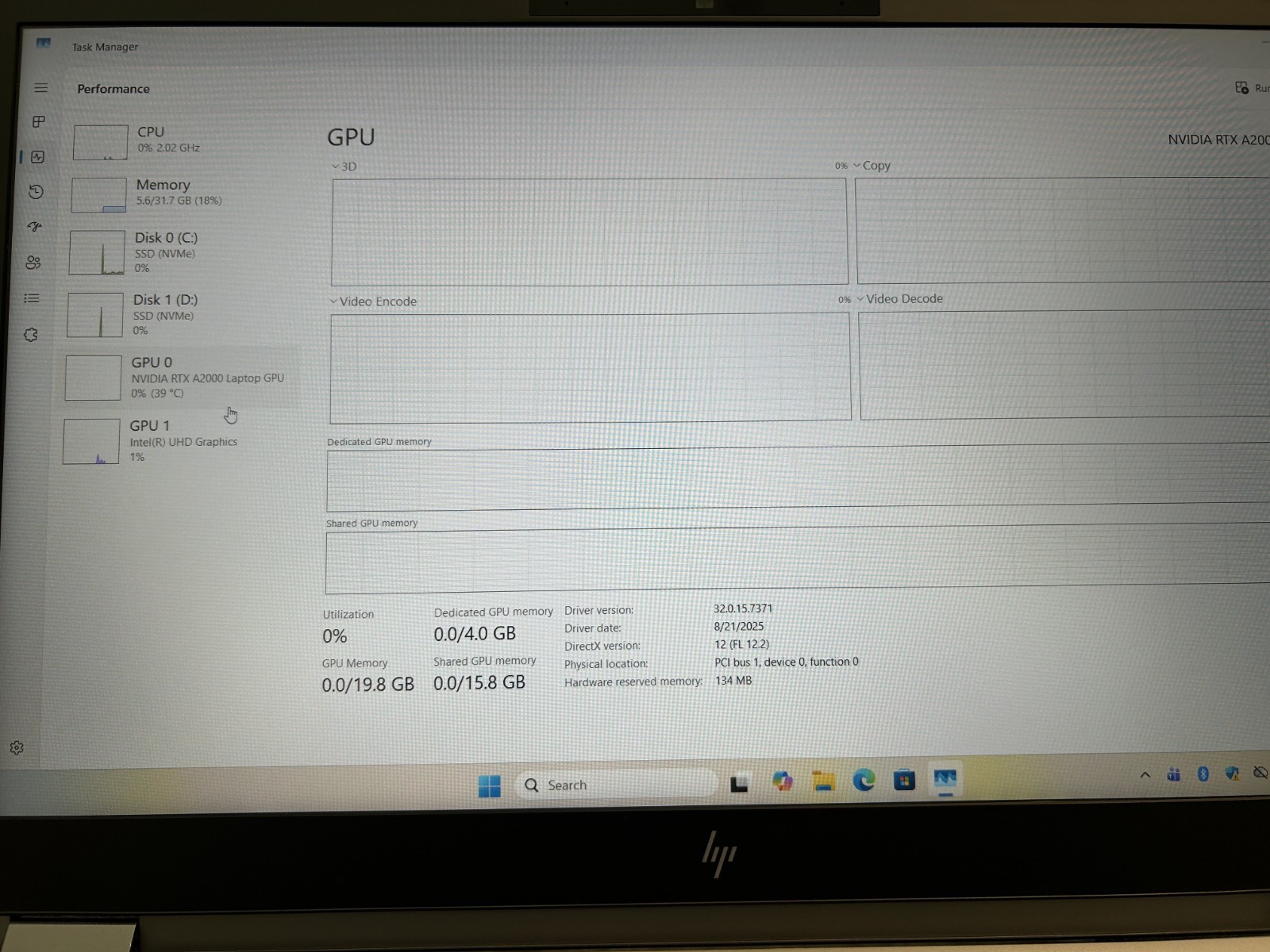 HP ZBook Fury 15 G8 15.6″ i7-11850H @ 2.50GHz 1 TB NVMe SSD 32GB RAM Win 11