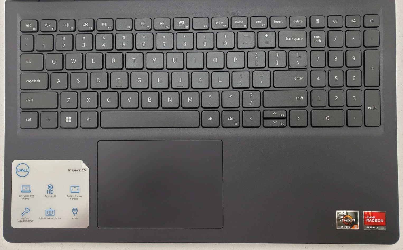Dell Inspiron 15 3525 Laptop Ryzen 5 5500U 12GB RAM 250GB SSD 15.6″ Windows 11.