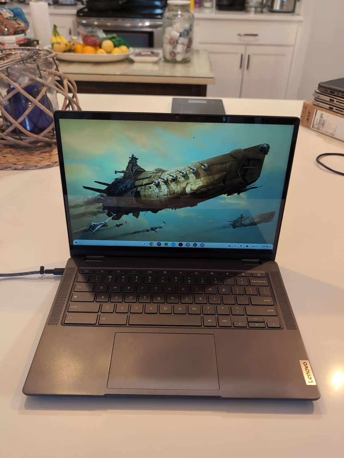 Lenovo Flex5 Chrome 14IAU 14″ (256GB SSD, Intel Core i5 12th Gen., 4.40 GHz,…