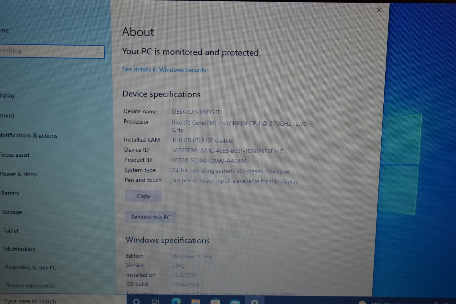 Dell Latitude E6530 Quad Core i7-3740QM 16GB 240GB SSD Windows 10 NVidia 5200M