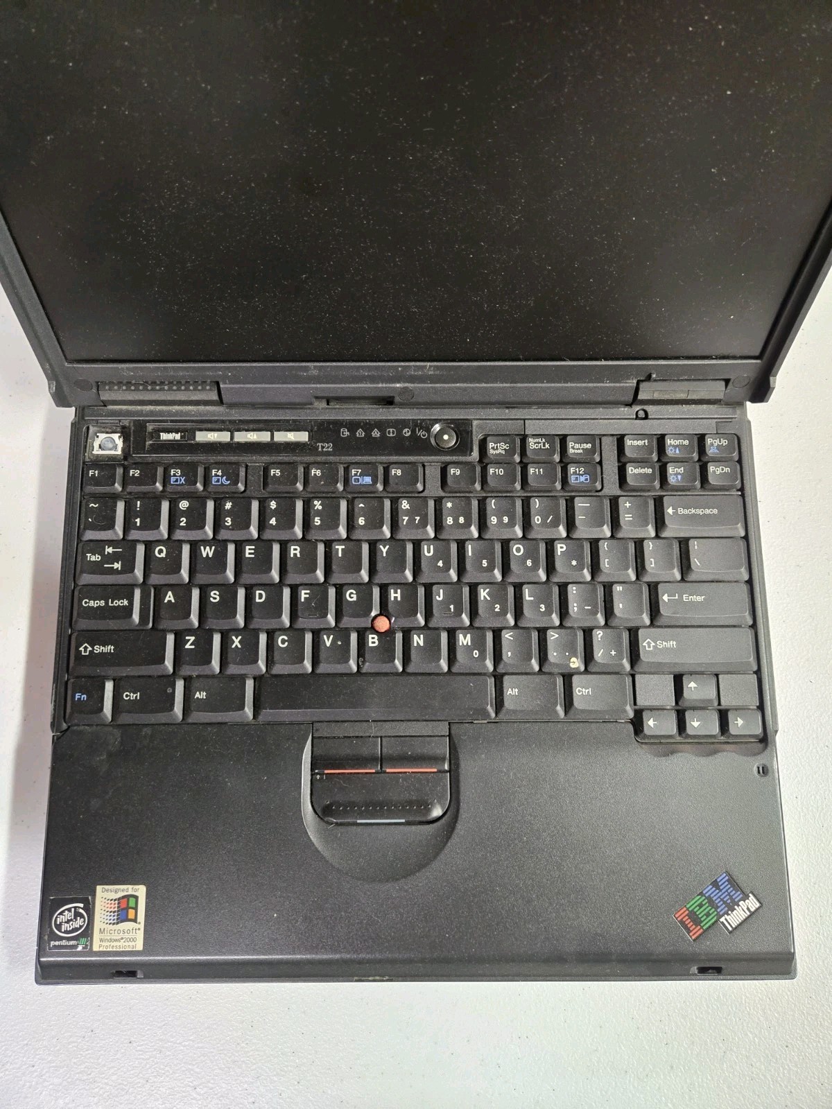 IBM Thinkpad Intel Pentium Type 2647 W / Power Cord Parts Or Repair Only
