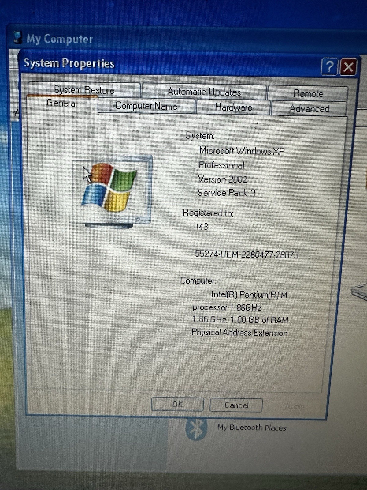 Lenovo Think Pad T43 2668-NU3