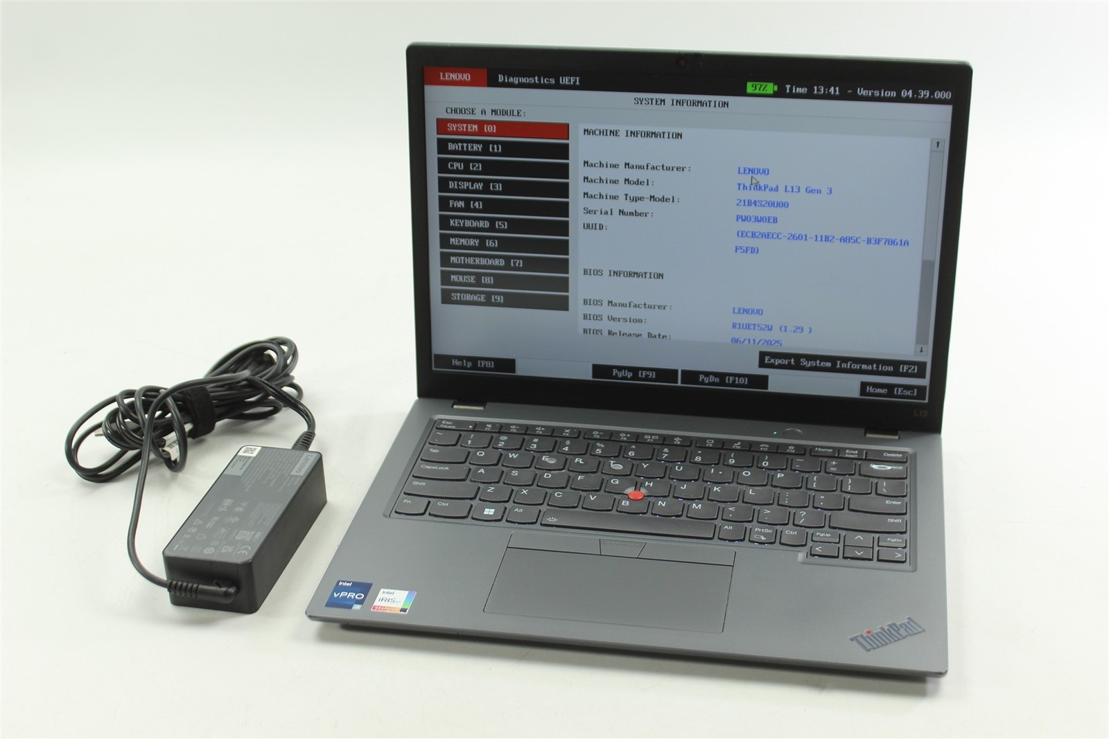 Lenovo ThinkPad L13 Gen 3 13.3″ i5-1245U 1.6GHz 256GB SSD 16GB RAM W11P