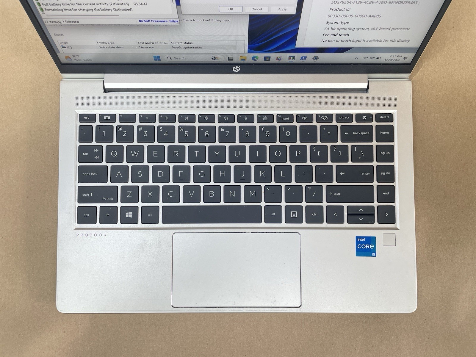HP ProBook 440 G8 14″ i5-1135G7 @ 2.40GHz 16GB RAM 512GB SSD Win11 Pro *READ*
