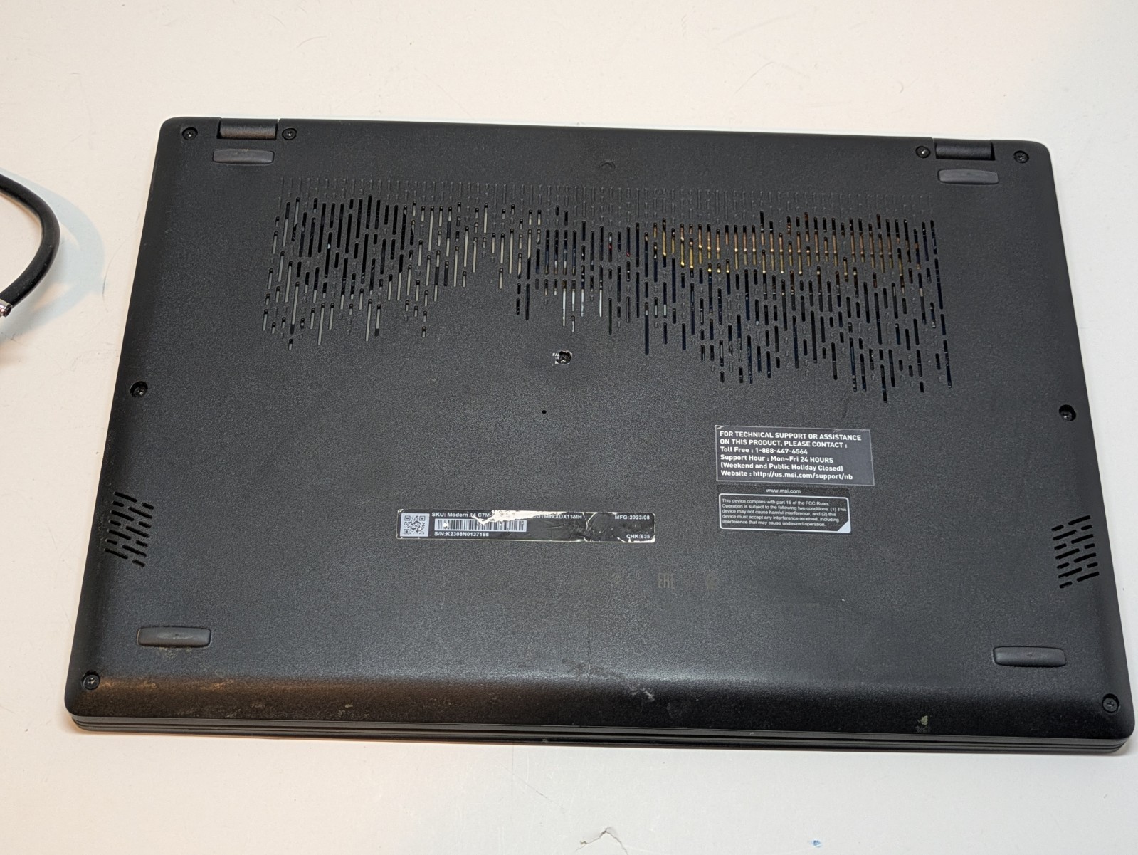 MSI Modern 14 C7M 14″ AMD Ryzen 7 7530U 2.0GHz 16GB RAM 256GB SSD Laptop
