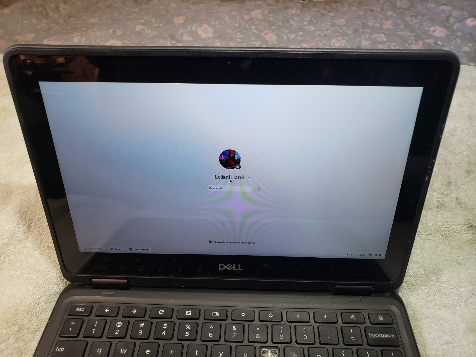 DELL CHROMEBOOK 3100-2-IN-1 LAPTOP P30T SCHOOL LAPTOP HAS PASS WORD LOCK