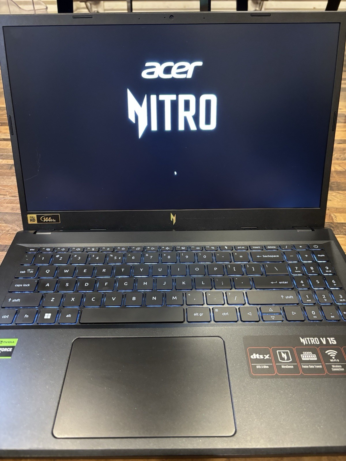 Acer V15 Gaming Laptop All Black 16GB RAM 512GB SSD i7 RTX 4060