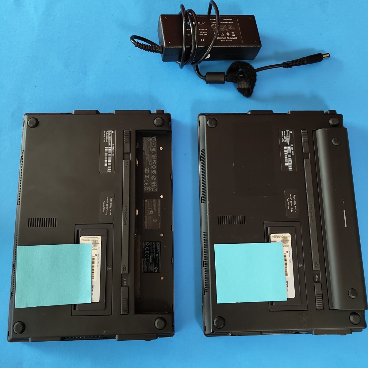 AS IS 2x HP Mini 5103 Netbook Dual Core Atom N455 2GB 160GB Laptop Win 7 Pro