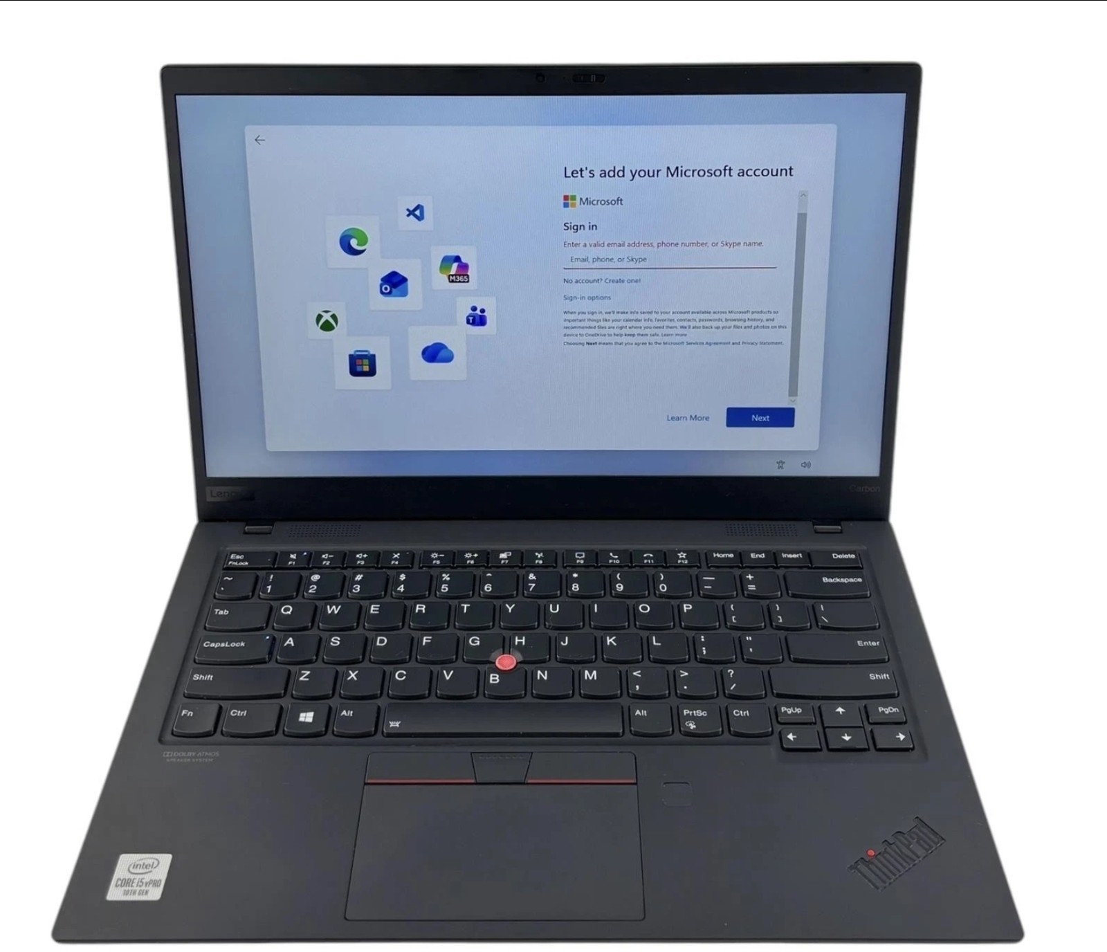 Lenovo ThinkPad 14″ X1 Carbon Gen 8 i5-10210U 16GB 256GB Win 11 Pro