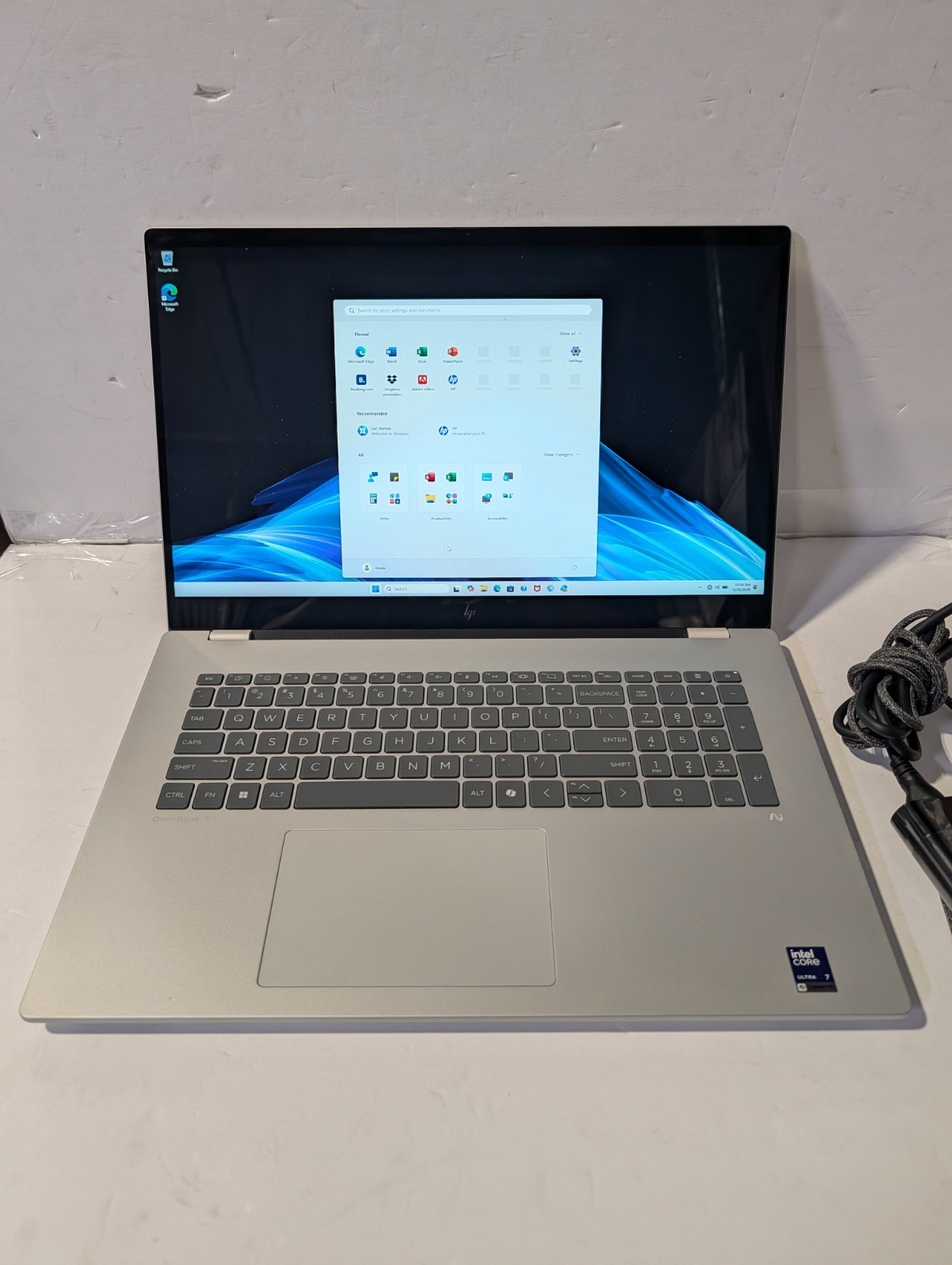 HP OmniBook 7 AI 17t-dc000 17″ 2K Intel Ultra 7 255U 16GB 500GB SSD W11H GRADE A