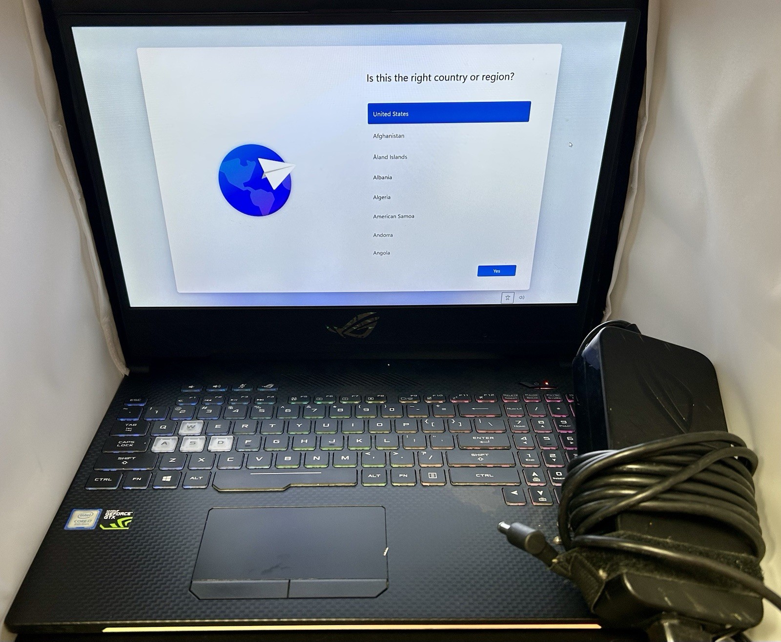 ASUS Gamer Nation GL504G Notebook PC 475GB 32GB RAM i7-8750H 2.20GHz Windows 11