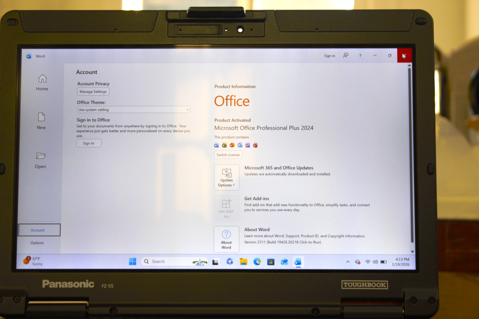 Panasonic Toughbook FZ-55 i7-8665U NEW 1TB SSD 32GB RAM Touch 4G GPS 2x Battery