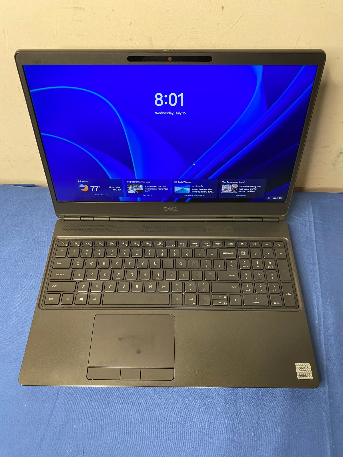 Dell Precision 7550 i7-10750H 2.60GHZ, 512GB SD 32GB NVidia T2000 Win 11 Pro