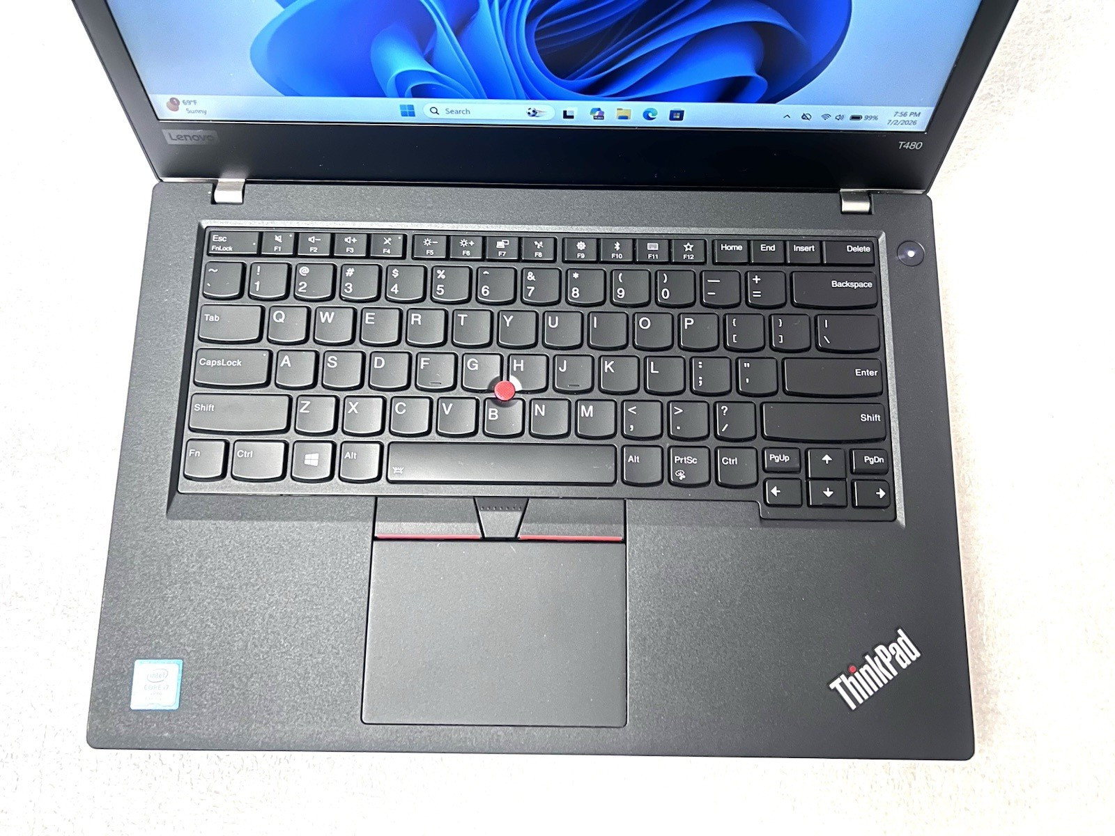 Lenovo ThinkPad T480 i7-8650U 1.90 GHZ 16 GB Ram 512 GB SSD Win 11 Pro