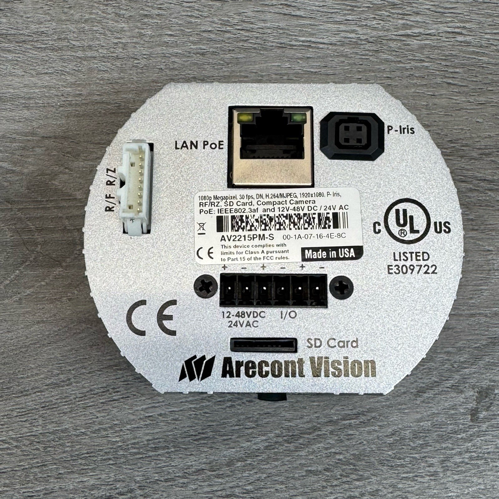 Arecont Vision AV2215PM-S MegaVideo 2 MP Camera
