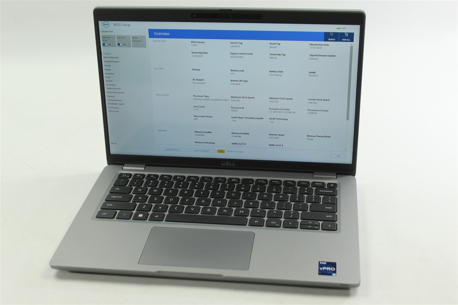Dell Latitude 5430 14″ FHD Touch i5-1245U 3.3GHz 256GB SSD 16GB RAM W11P