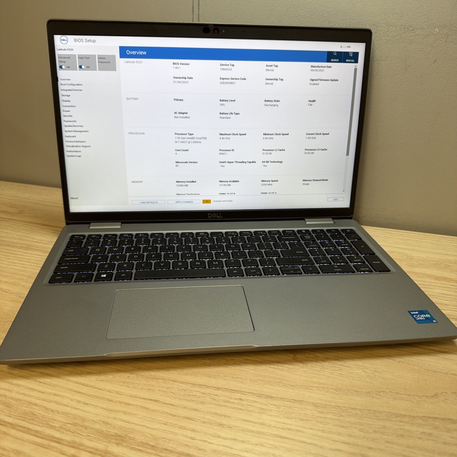 Dell Latitude 5520 i5-1145G7 16GB 512GB SSD 15″ FHD Win11