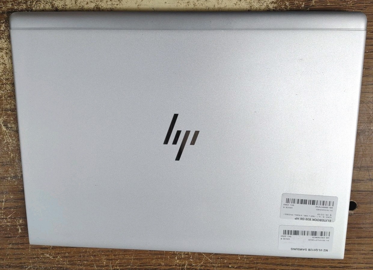 HP EliteBook 830 G6 Laptop W/ i5-8265U, 512GB SSD, 16GB RAM.