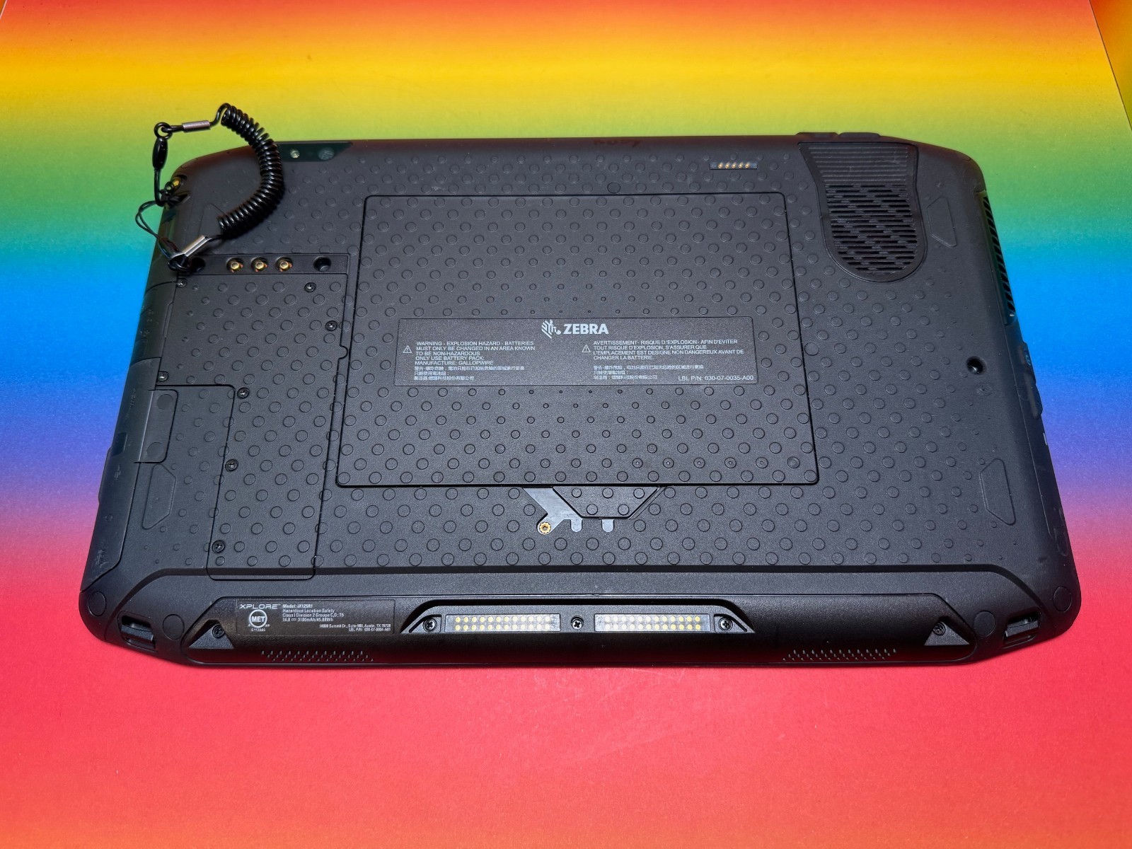 Zebra Xplore iX125R1 Rugged Tablet i5-6200U 8GB 256GB Win 11Pro 12.5″ Stylus LTE