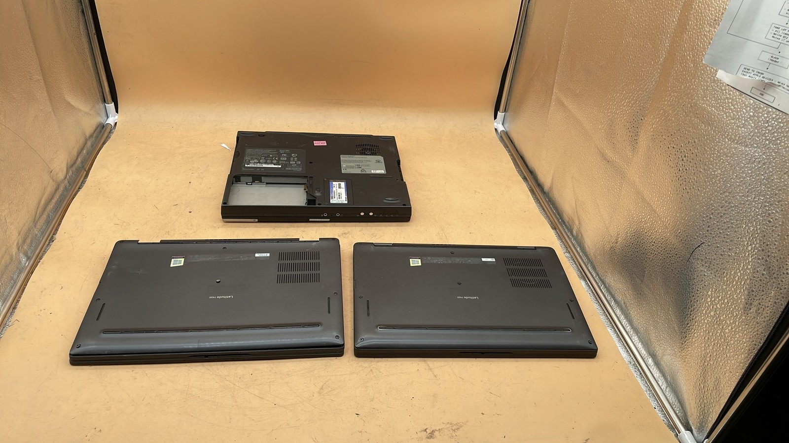 Dell Latitude 7420 i5 14″ & Compaq Evo N600c J07M040.00 No HDD Lot of 3