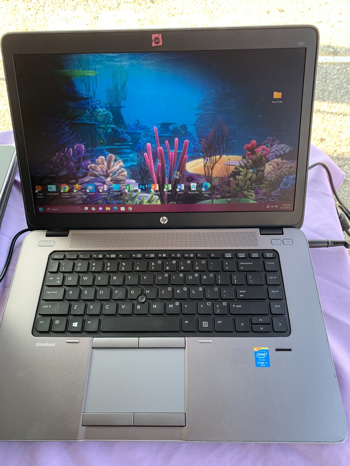 HP ELIBOOK model # 850-G1 i7…i7…i7…. 128 gb ( solid state hard drive )