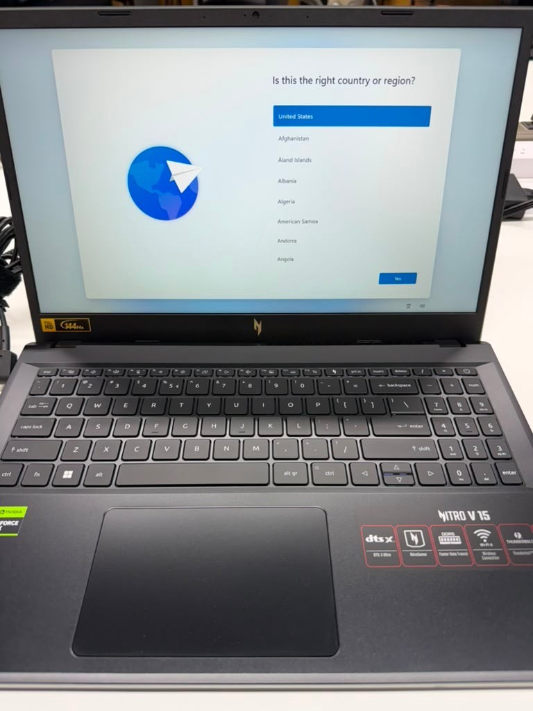 Acer Nitro V 15 (model N23Q22)