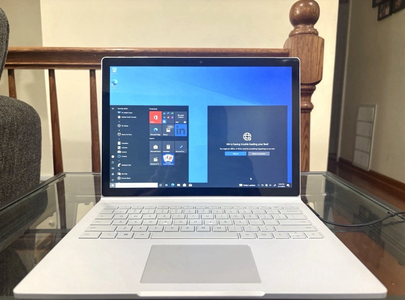 Microsoft Laptop 2/ 7th I5/ 8ram/ 128 Ssd/ Win 10 Pro/ Charger Included/ Touch