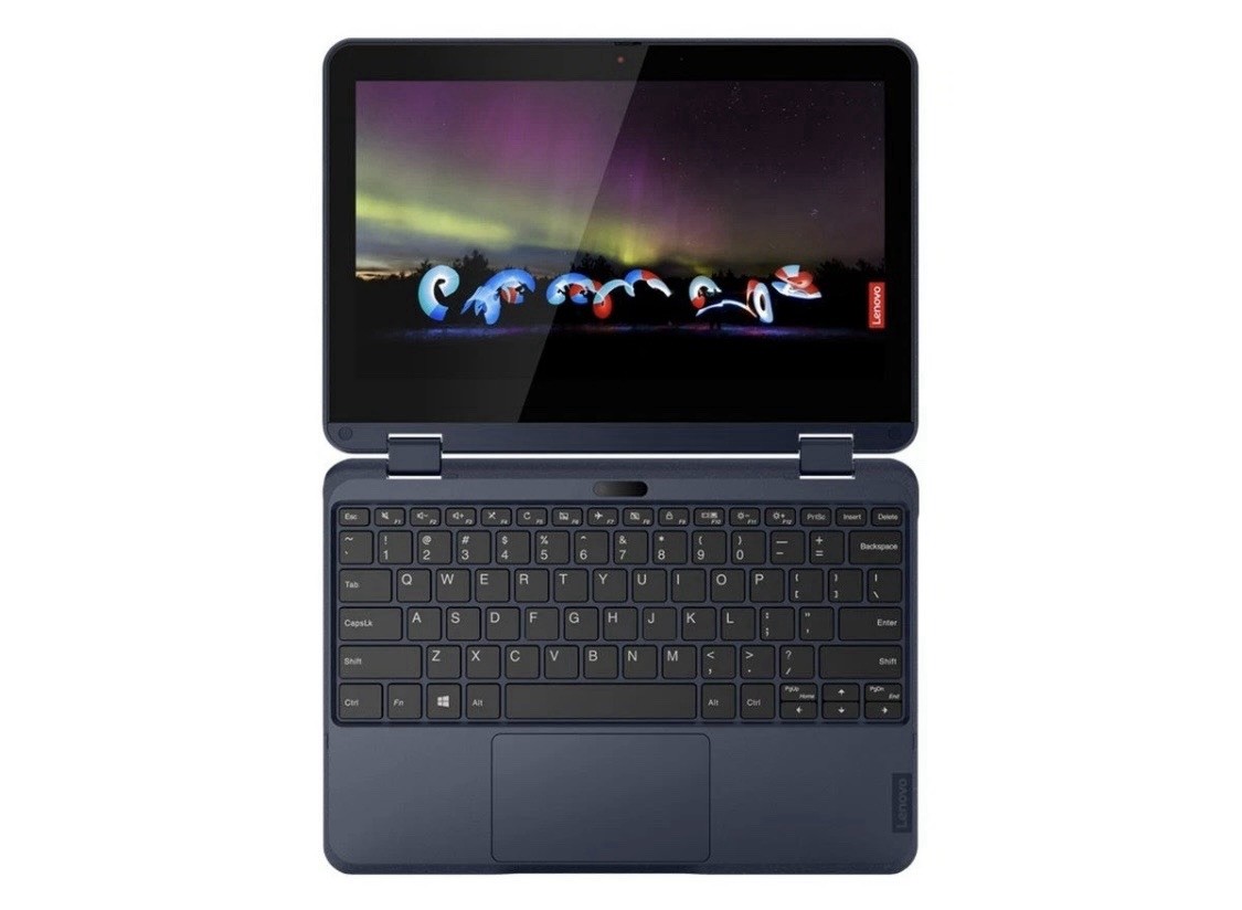 Lenovo 300w Gen 3 2-in-1 Touchscreen 11.6″ HD Laptop AMD 4GB RAM 64GB SSD Win 11