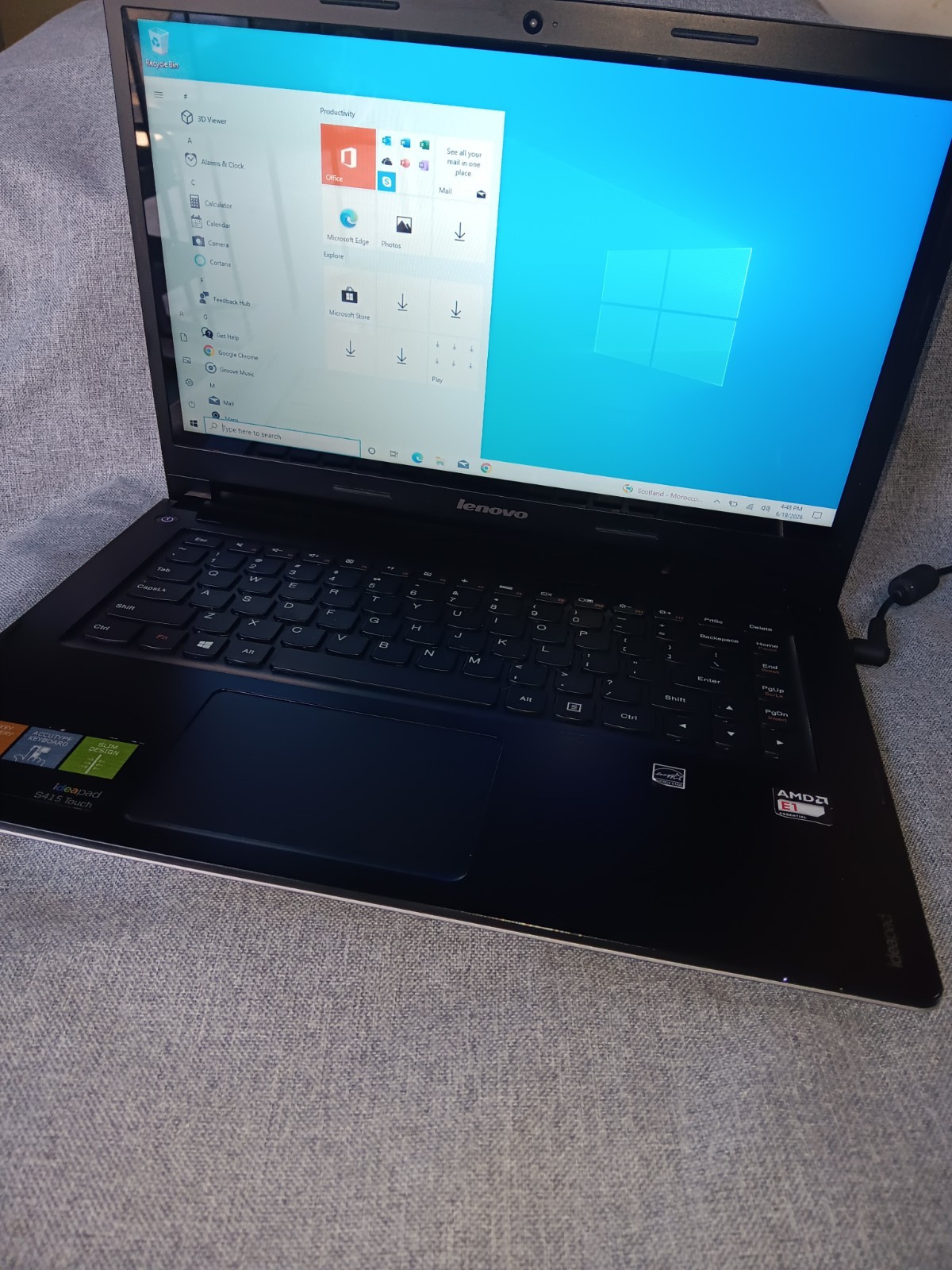 Lenovo IdeaPad S415 Touch 14″ Laptop AMD A6-5200 4GB RAM 500GB HDD