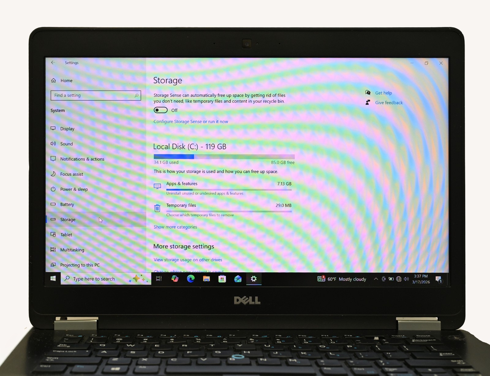 Dell Latitude E7470 i7-6600U 2.6GHz 16GB RAM 128GB SSD – Win 10 Pro BH: 95.4%