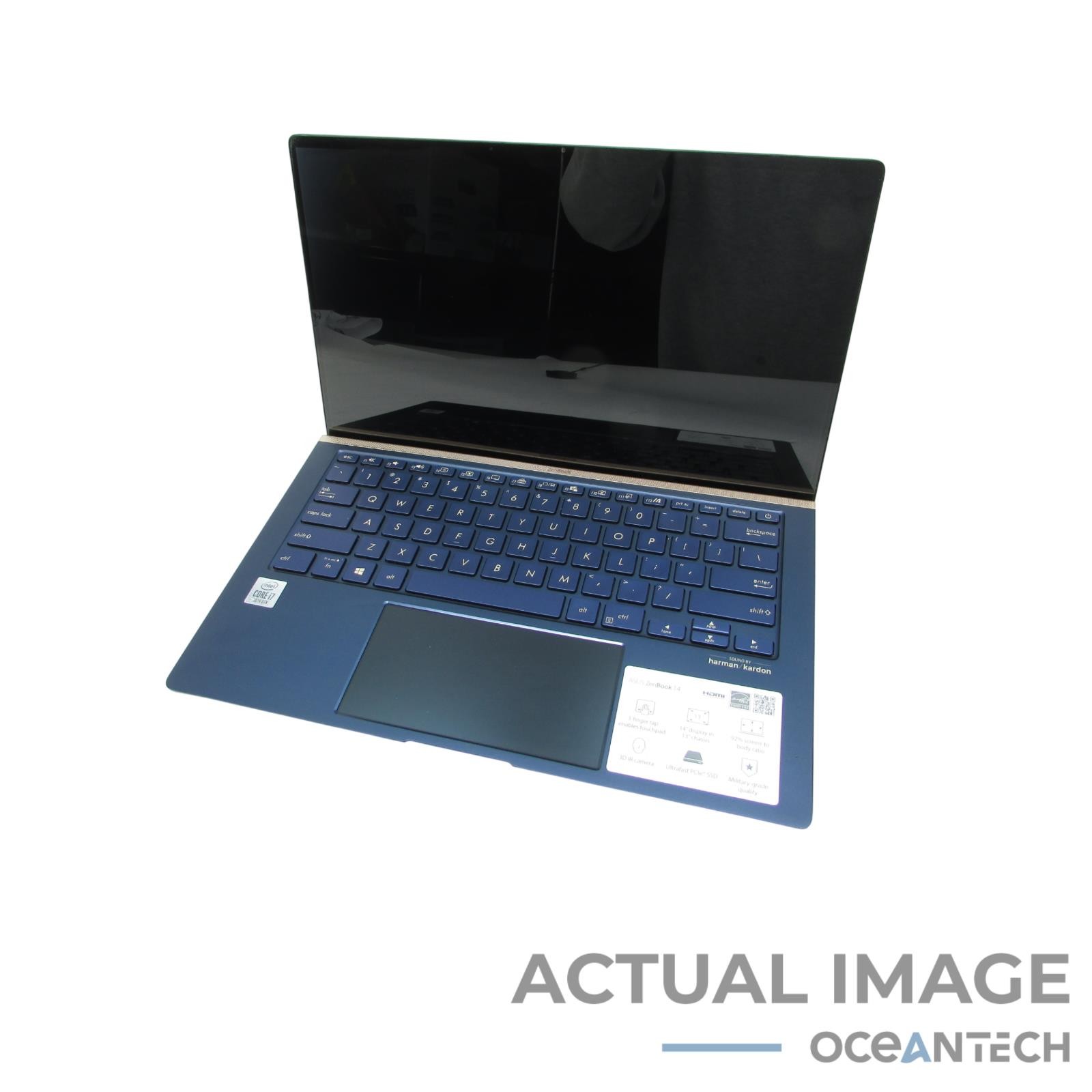 Asus Zenbook 14″ UX434F i7-10510U 1.8GHz 16GB RAM 512GB GeForce No OS/AC/Battery