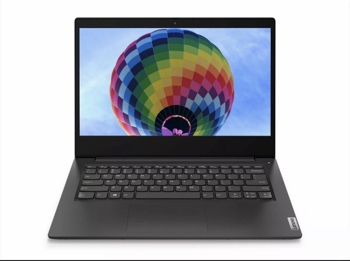 NEW Lenovo IdeaPad 3 14″ HD Pentium Gold 4GB RAM 128GB SSD Windows 10 Black