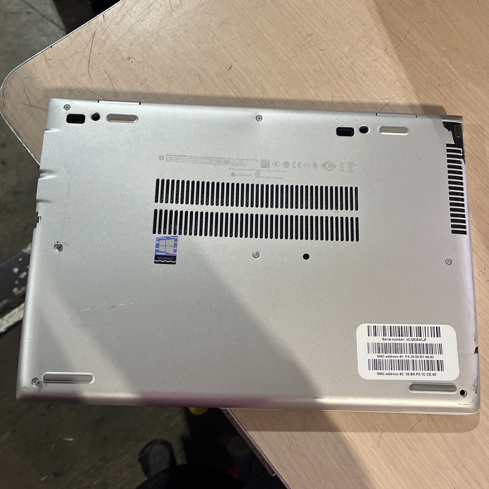 HP PROBOOK 640 G6 INTEL CORE I5 7TH GEN NO RAM NO HD