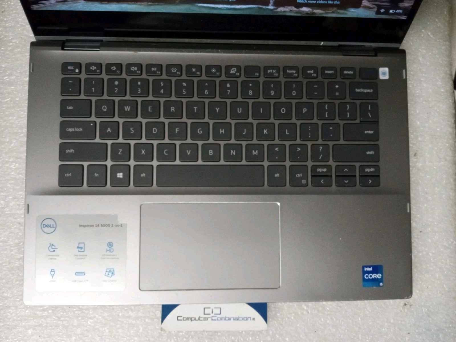 Dell Inspiron 5406 2-in-1 Laptop – 2.4 GHz i5-1135G7 16GB 512GB 14″ Touchscreen