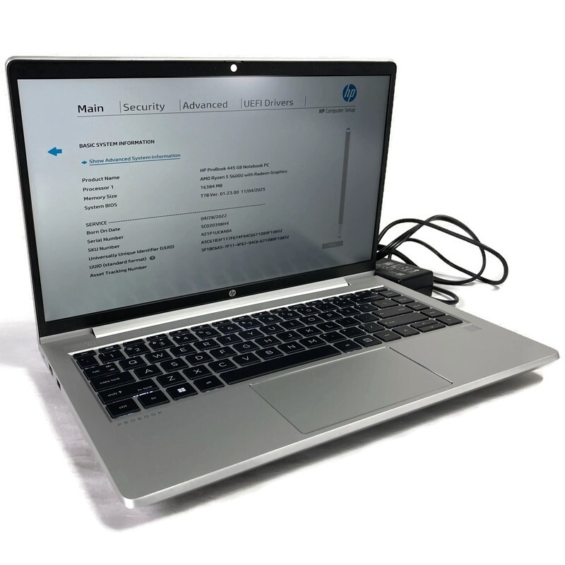 HP ProBook 445 G8 14″ Laptop Ryzen 5 5600U 2.3GHz 16GB 512GB NVMe SSD – Win 11