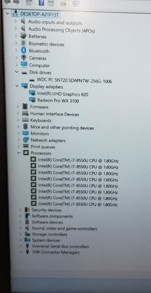 HP Zbook 15u G5 15.6″ Laptop i7-8550U, 8GB RAM 256GB SSD PRO WX 3100 WIN 11 PRO