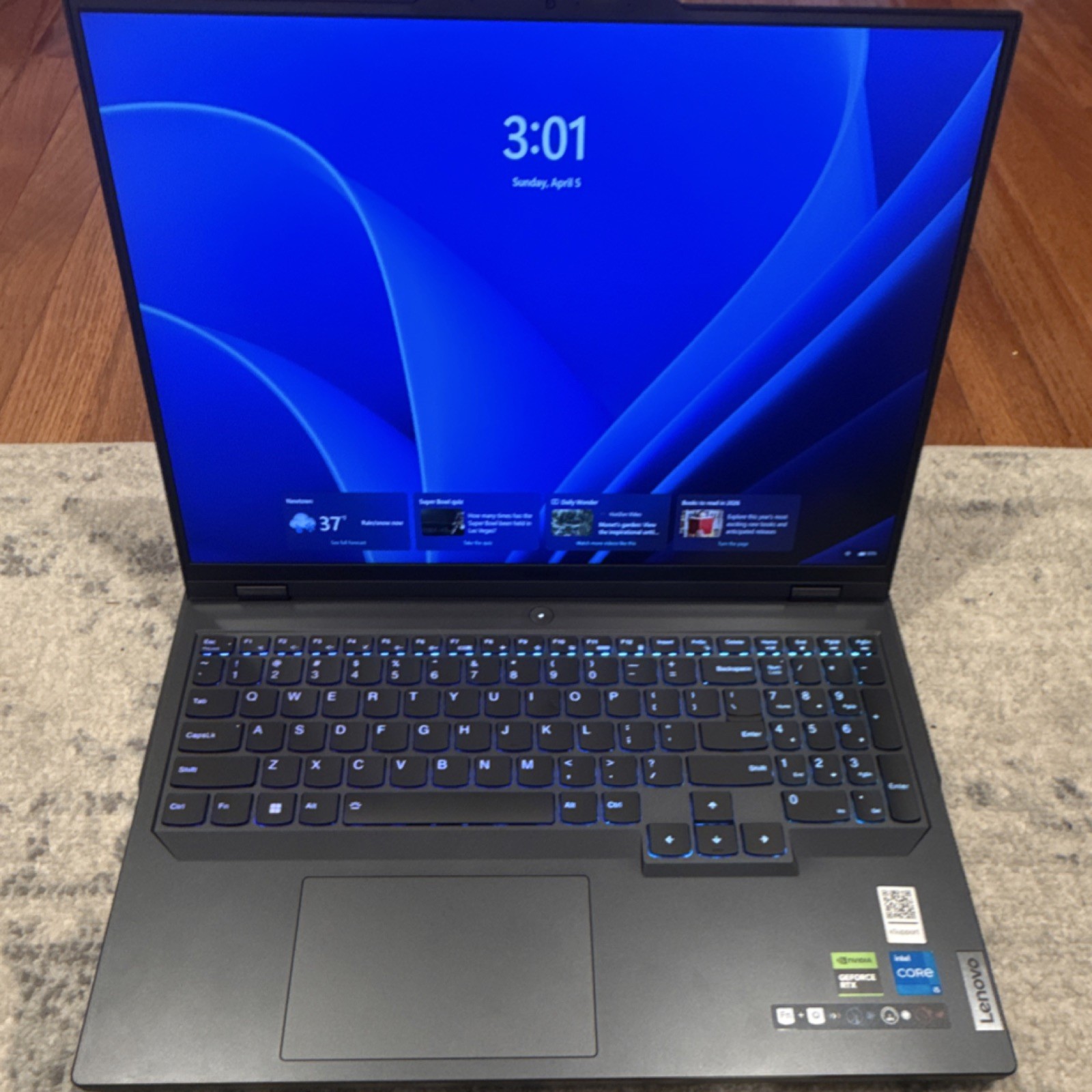 Lenovo Legion Pro 5 16IRX8 Gaming Laptop Intel i5 RTX 16GB 477GB SSD 16″ W11
