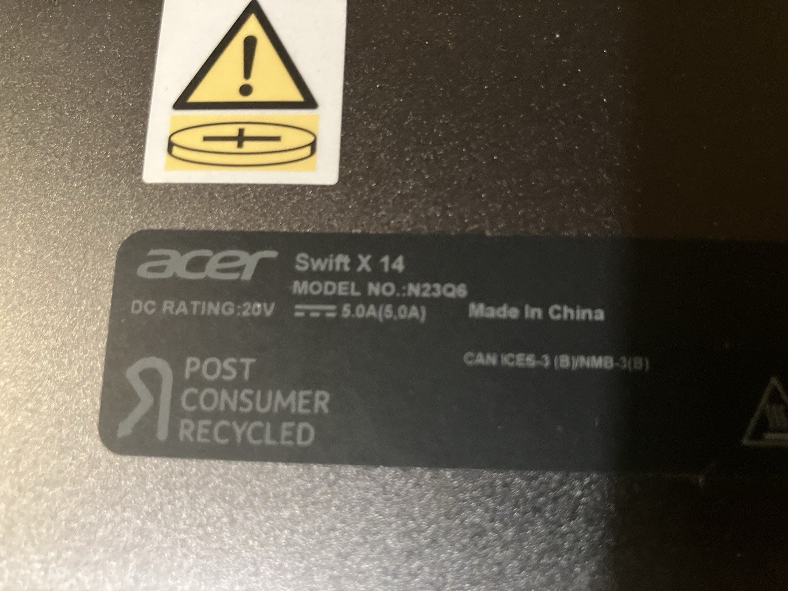 Acer Swift X 14 Laptop 14.5″ OLED RTX4060 16GB 1TB Intel Core Ultra 7 155H