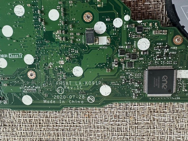 Acer Aspire 5 A515-56-54KJ i7-1165G7 4GB FH5AT LA-K091P Motherboard MB NBA1711