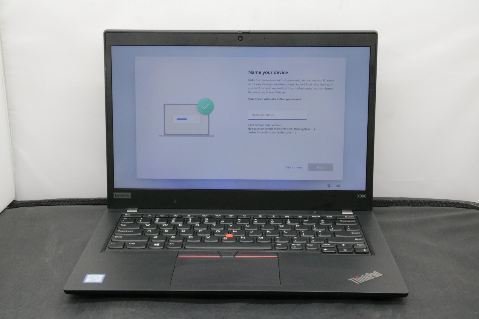 Lenovo ThinkPad X390 – i5-8365U – 8GB, 256GB, Windows 11 +Adapter