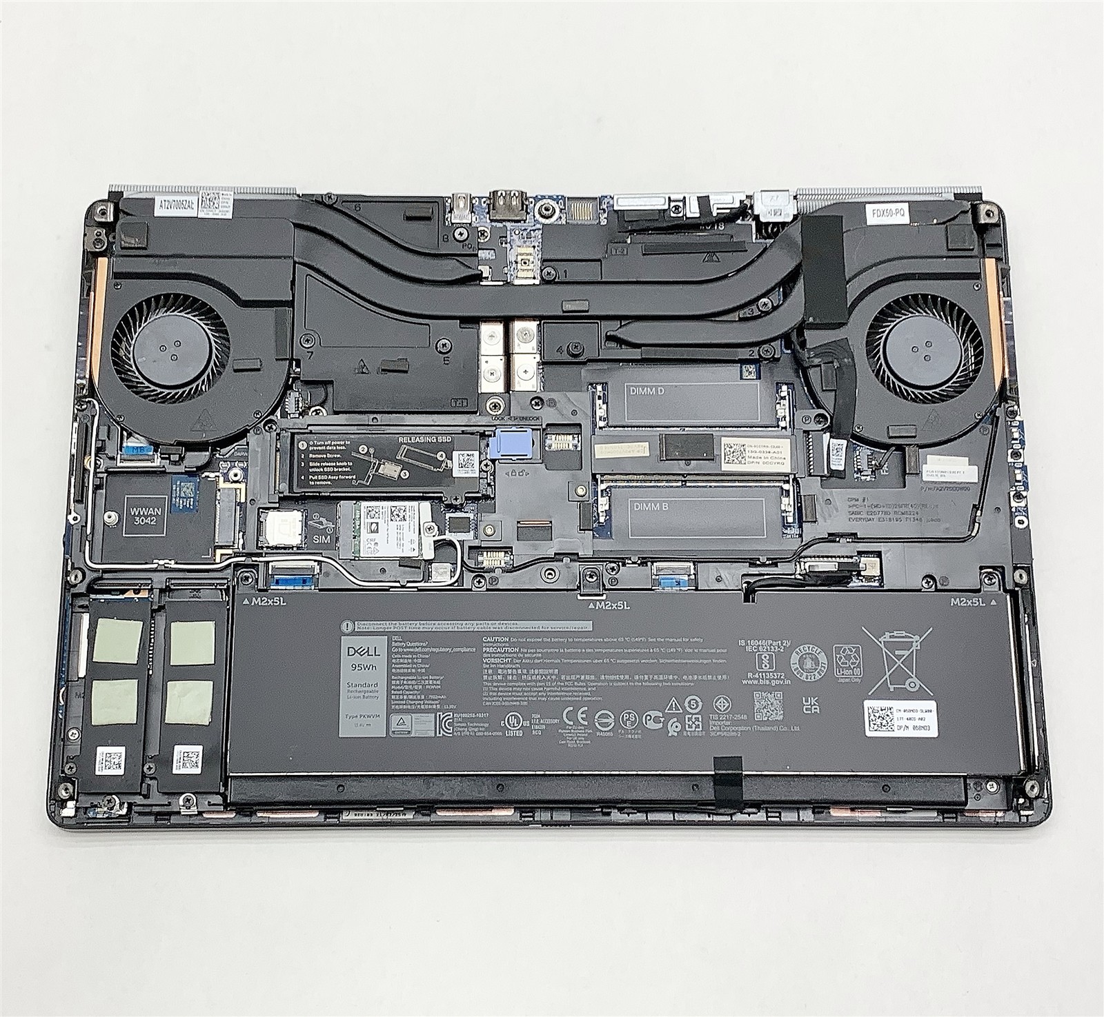 Dell Precision 7550 Laptop Intel Core i7 10875H 2.30GHZ 15.6″ FHD 32GB NO HDD