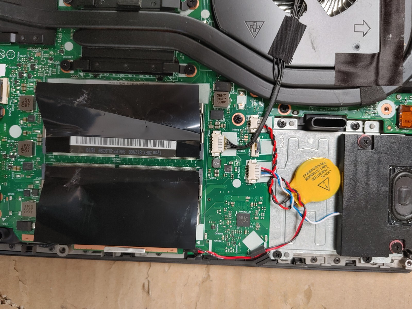 Lenovo ThinkPad Core i7-6700HQ@ 2.60GHz, NO RAM ,NO HD ( Selling Motherboard)