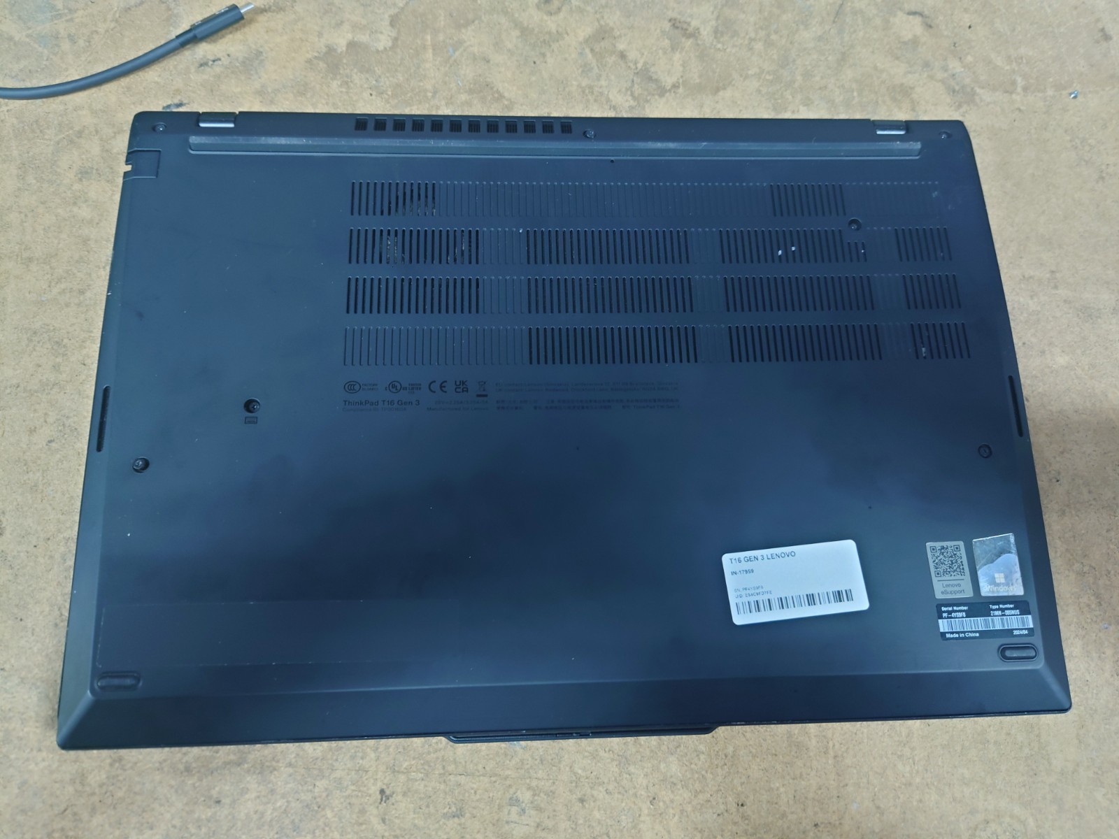 Lenovo ThinkPad T16 Gen 3 16″ WUXGA Ultra 7 155U 32GB RAM 1TB SSD No OS