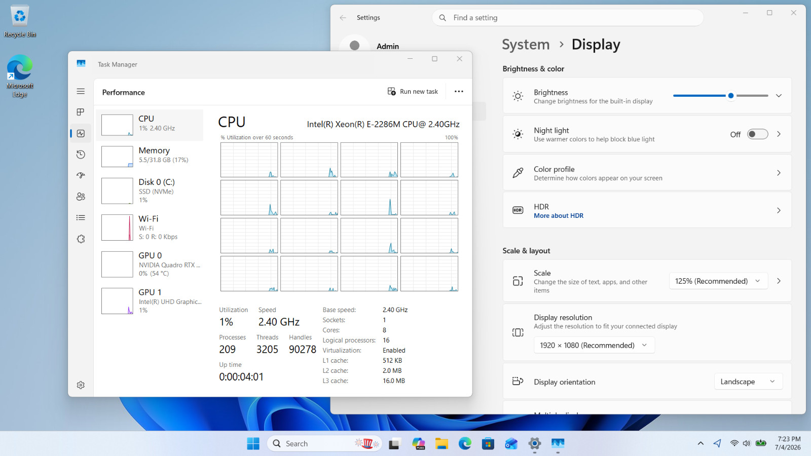 HP Zbook 15 G6 Xeon E-2286M 32GB 512GB NVIDIA Quadro RTX 3000 6GB – Very Good