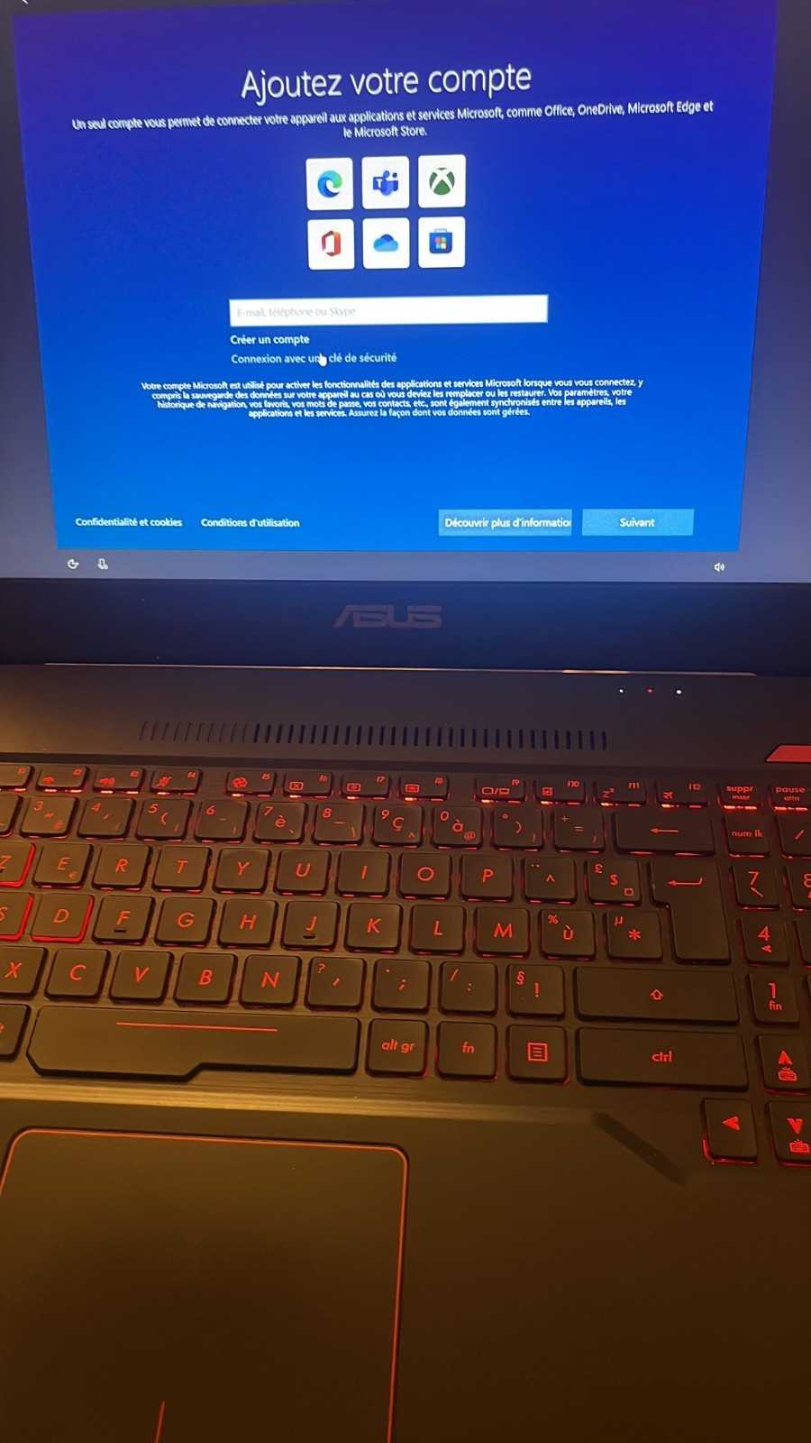 PC portable Asus FX503V i5 7th – Nvidia GTX 1050 – Très bon état